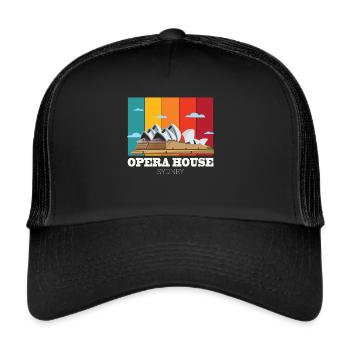Concert de l’Opéra symphonique de Sydney en Australie - Casquette trucker  - noir/noir - Devant