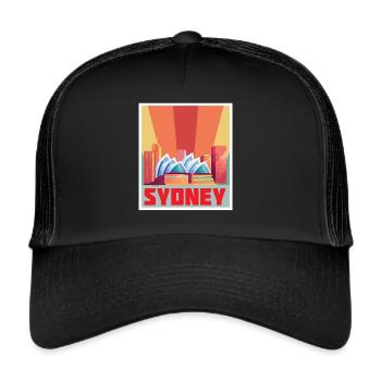 Concert de l’Opéra symphonique de Sydney en Australie - Casquette trucker  - noir/noir - Devant