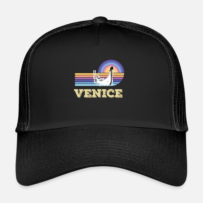 Venedig Italien Meer Stadt Boot romantisch Trucker Cap