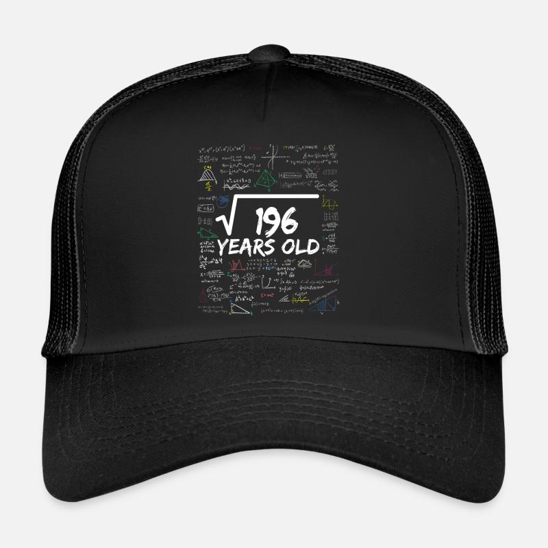 Square Root of 196 14TH Funny Math Birthday Trucker Cap