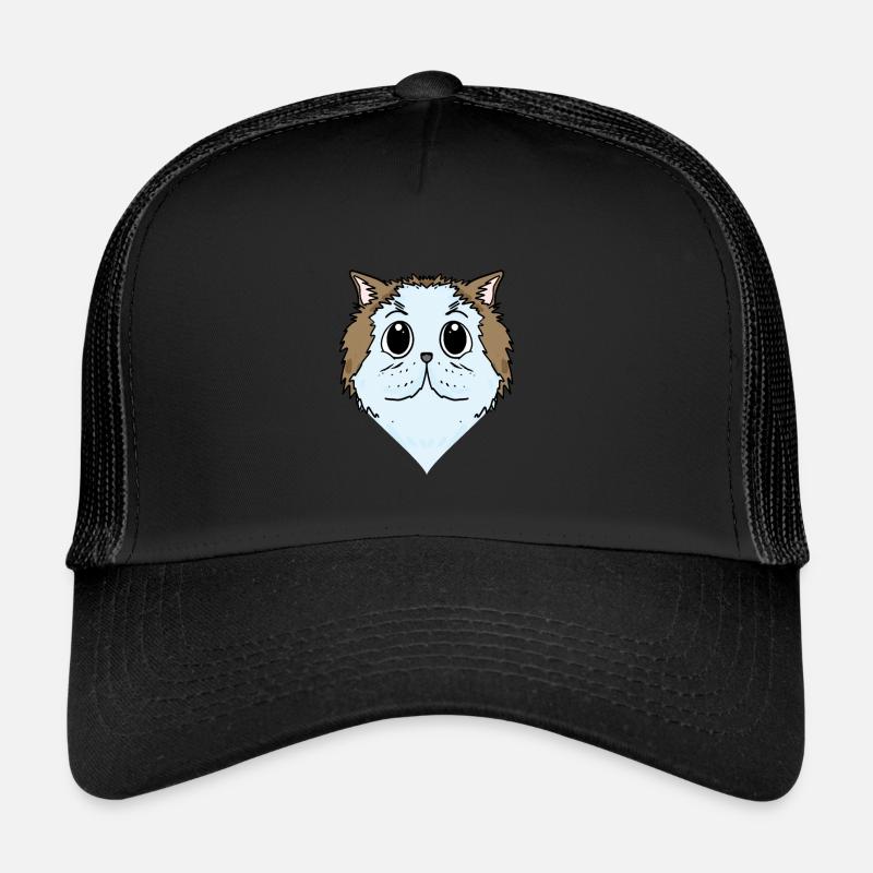 Chat persan Chat Race Chat Casquette trucker 