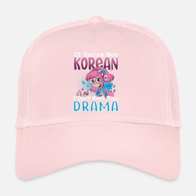 Design pop coréen pour un fan de mode K-Pop Casquette trucker 