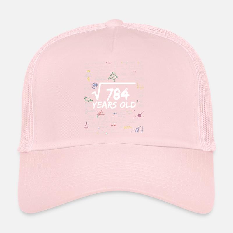 Racine carrée de 784 28TH Funny Math Birthday Casquette trucker 