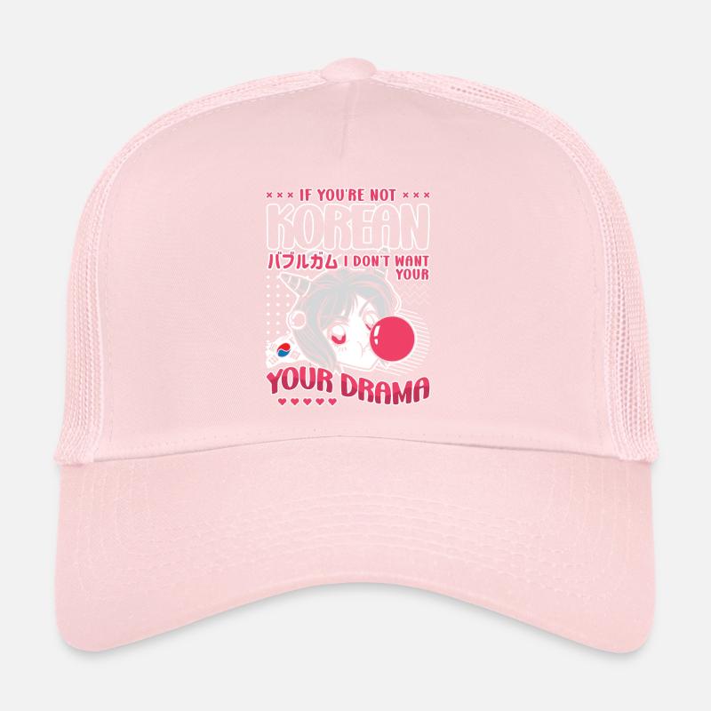 Design pop coréen pour un fan de mode K-Pop Casquette trucker 