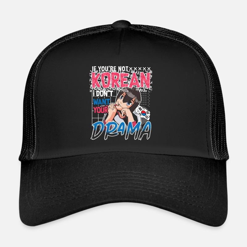 Design pop coréen pour un fan de mode K-Pop Casquette trucker 