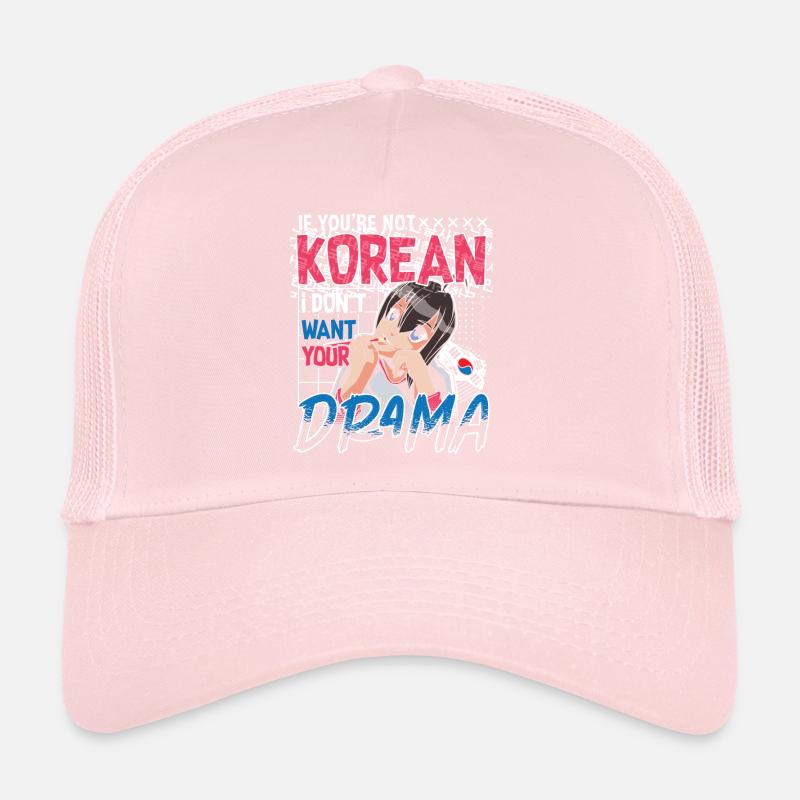 Design pop coréen pour un fan de mode K-Pop Casquette trucker 