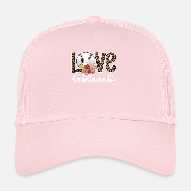 Memaw Oma Eines Baseballspieler Baseball Memaw Trucker Cap