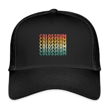Colosseum from Rome in Italy - Trucker Cap - black/black - Front