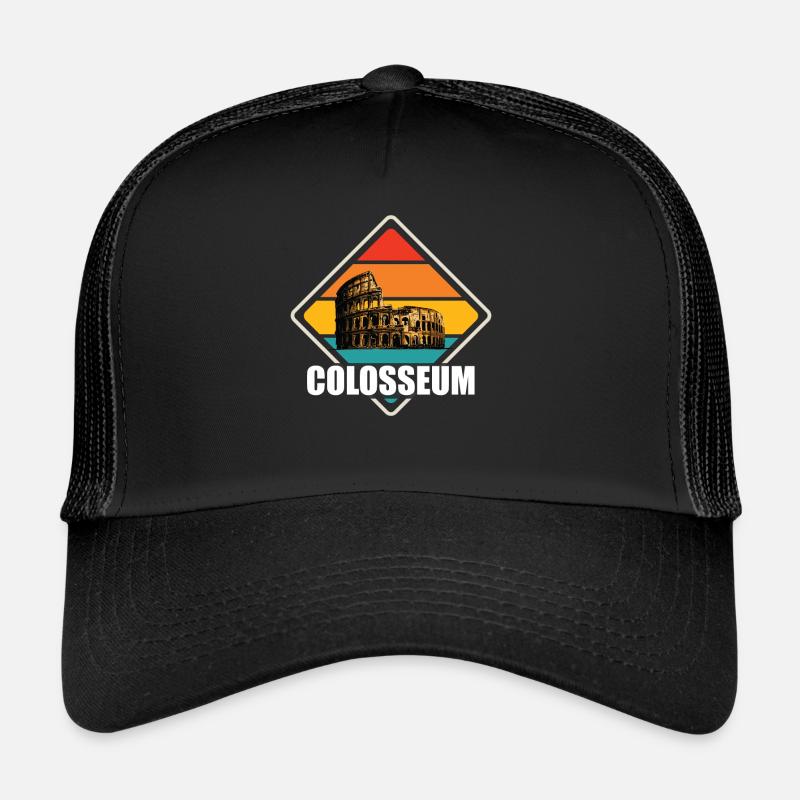 Colosseum Rome Italy Gladiators Romans Trucker Cap