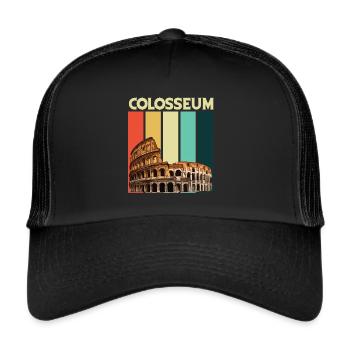 Colosseum Gladiator Arena Roman Duel - Trucker Cap - black/black - Front