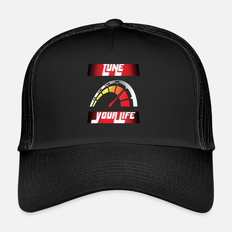 Façonner la vie - Casquette trucker  - noir/noir
