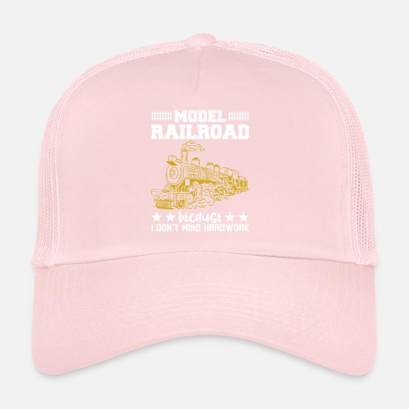 Le modélisme ferroviaire ne me dérange pas de travailler dur Casquette trucker 