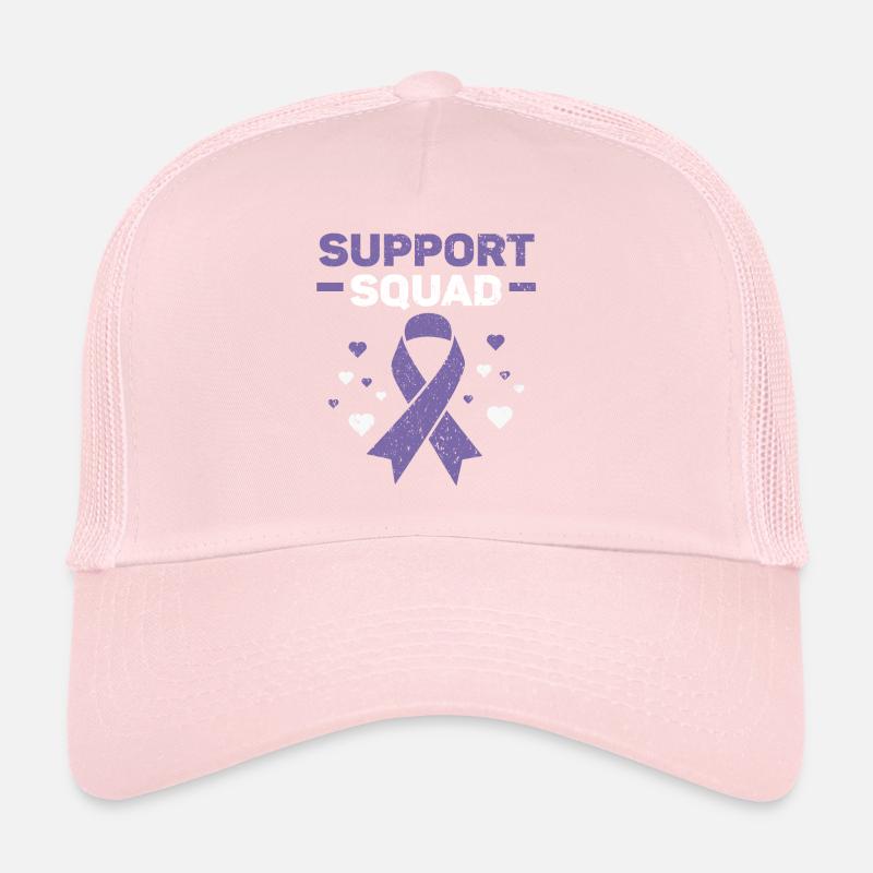 Support Squad Autoimmune Disease Lupus Awareness Trucker Cap
