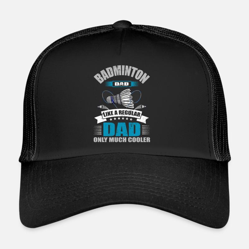 Cool Badminton Dad Badminton Spieler Vater Trucker Cap