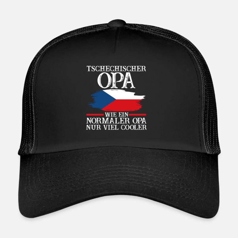 Tschechischer Opa Tscheche Tschechien Trucker Cap