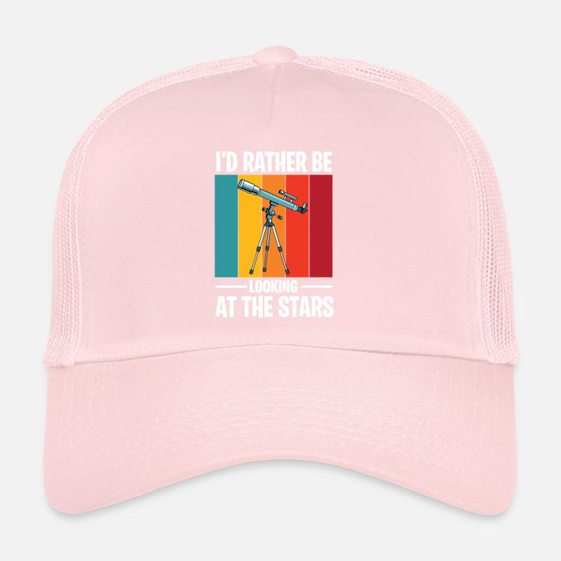 Télescope d’astronomie Soleil Jupiter Mars Casquette trucker 