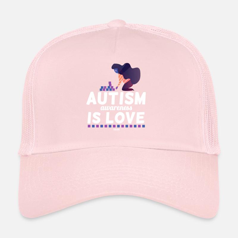 Sensibilisation à l’autisme Casquette trucker 