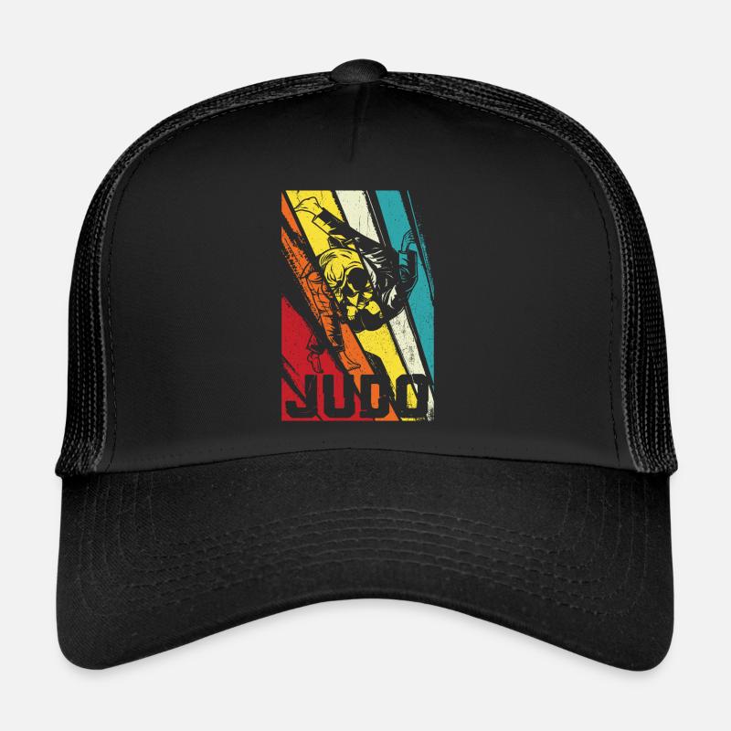 Judo Judoka - Trucker Cap - Schwarz/Schwarz