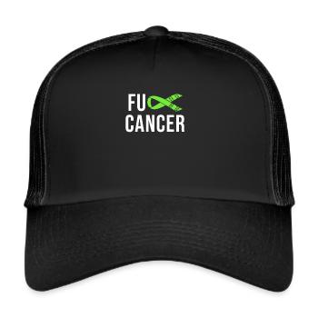 Krebs - Non Hodgkins Lymphoma - Trucker Cap - Schwarz/Schwarz - Vorne