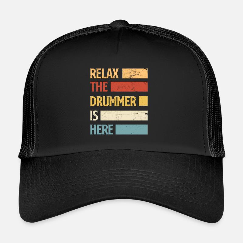 Cadeau de batteur de batterie Casquette trucker 