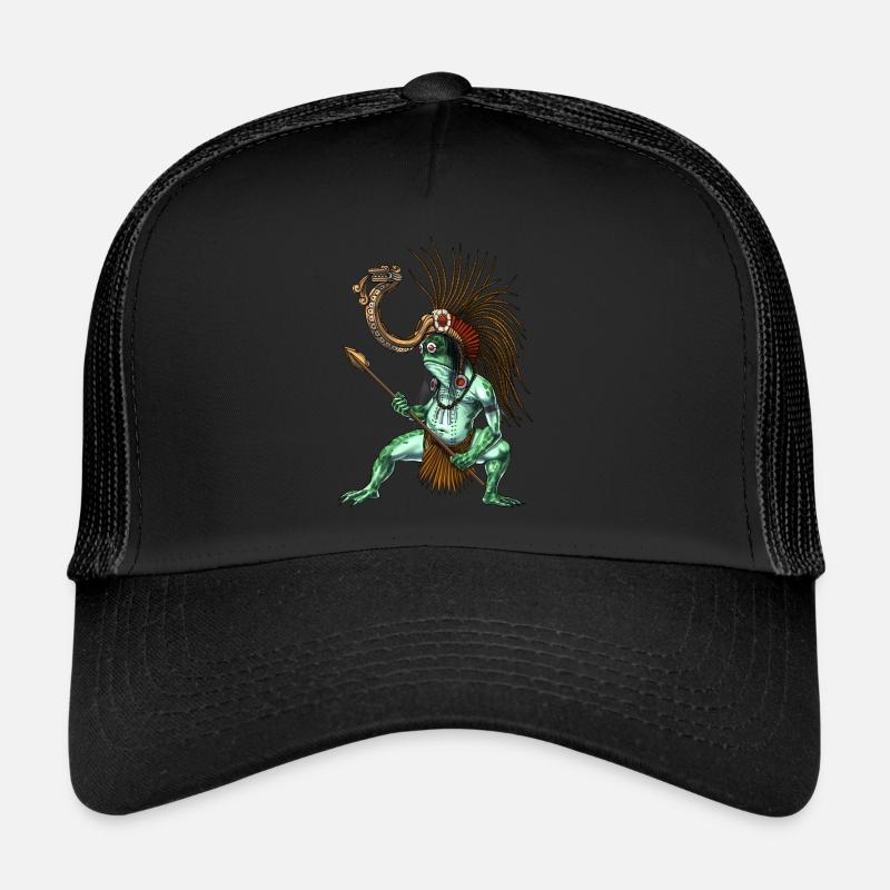 Dieu guerrier aztèque Cueyatl Casquette trucker 