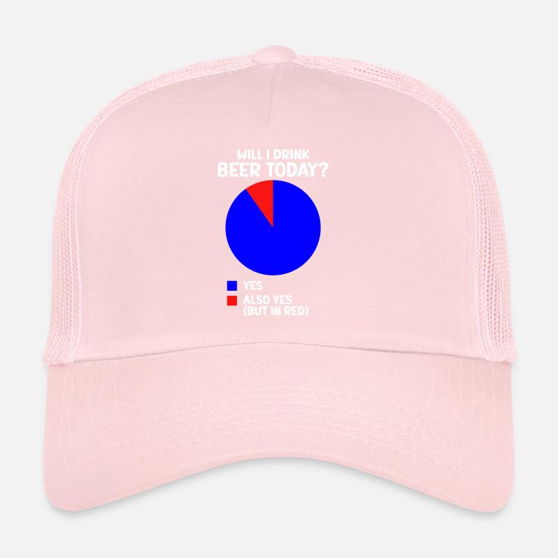 Beer Circle Chart Statistics Drink beer today Trucker Cap