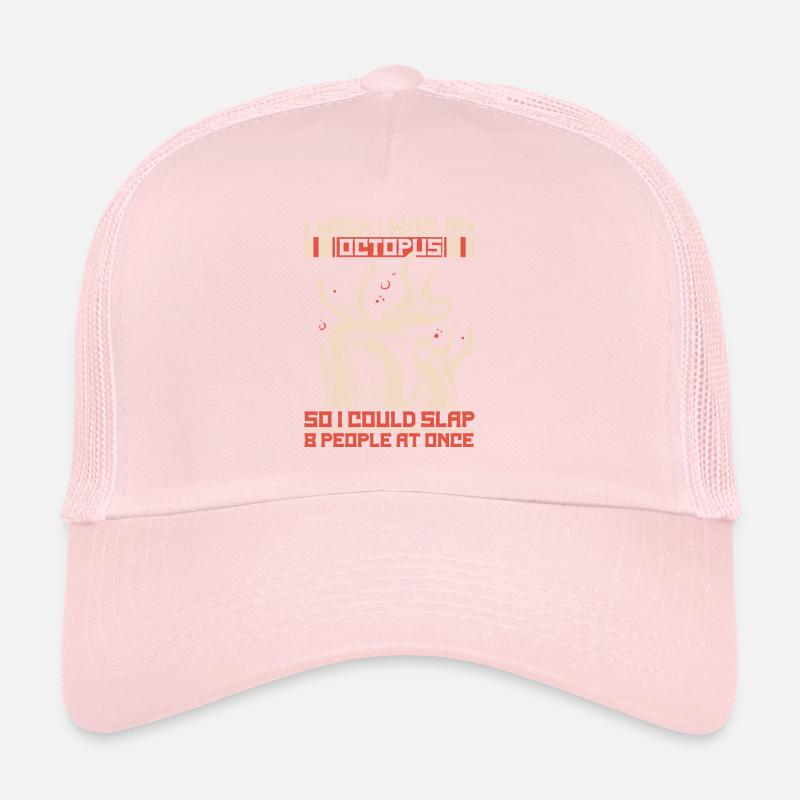 Octopus Octopus Seiche Animal Casquette trucker 