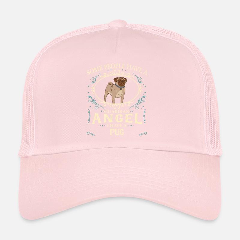 Carlin Pug Chien Casquette trucker 