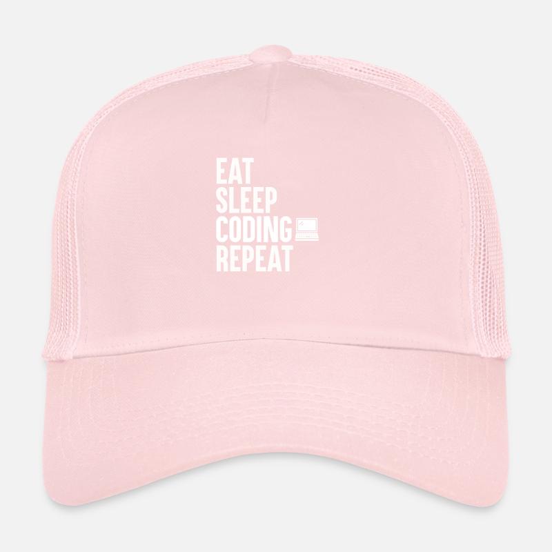 Programmeur de codage Coder Développeur de logiciels Casquette trucker 