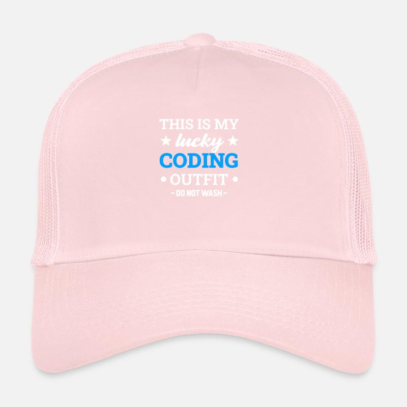 Programmeur de codage Coder Développeur de logiciels Casquette trucker 