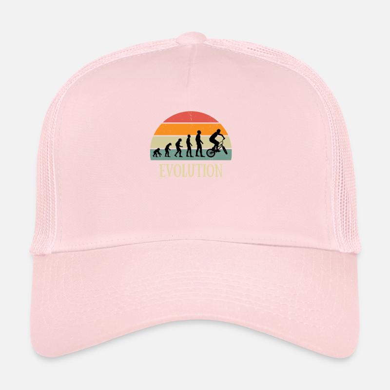evolution vintage bmx humour ado garçon cadeau Casquette trucker 