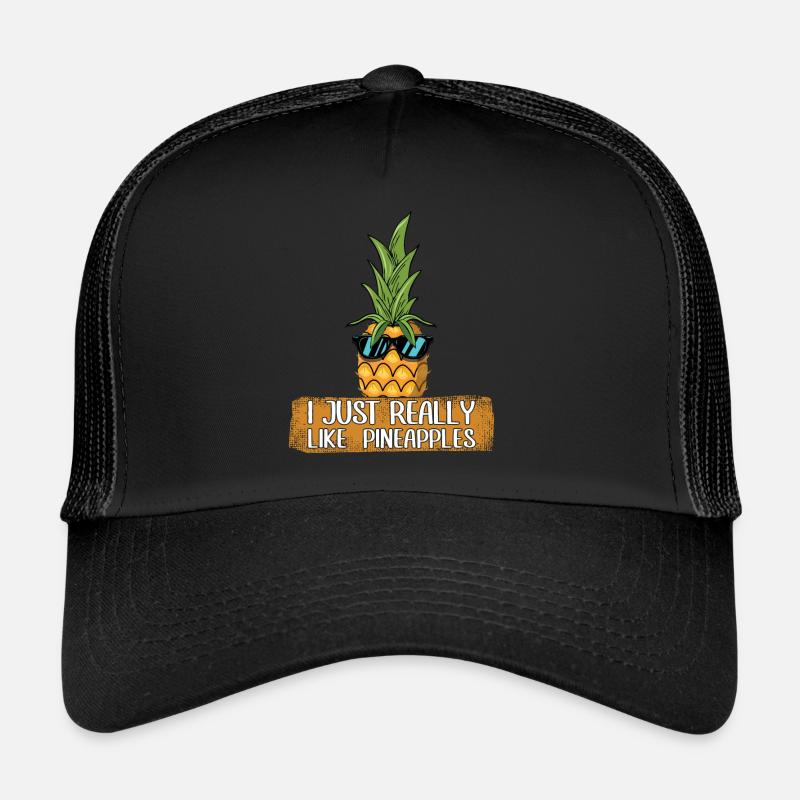 Plage 2022 Tropical Comme Ananas Été Casquette trucker 