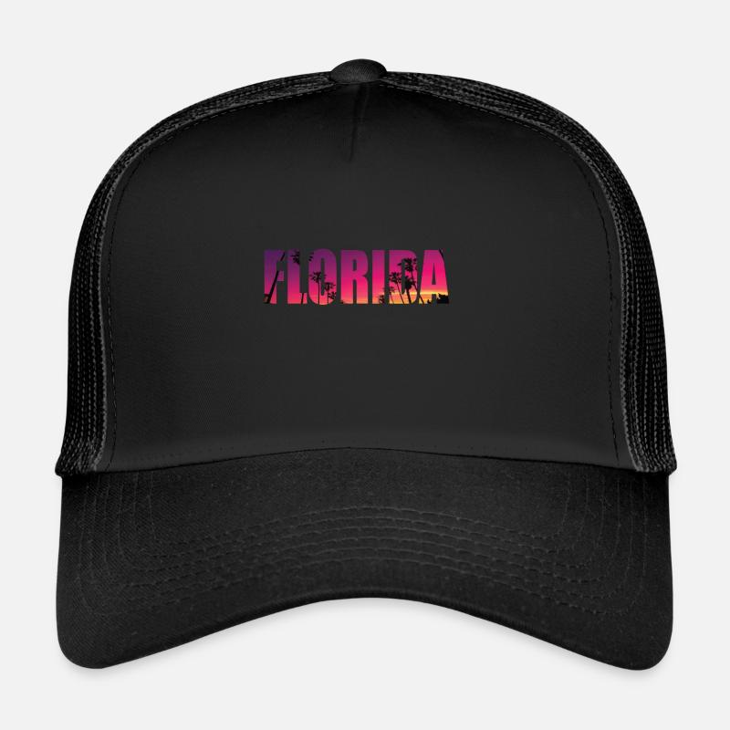 Floride Palm Beach Sun Miami Casquette trucker 