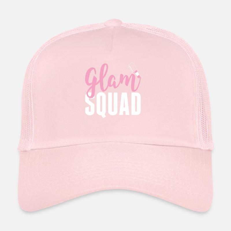 Glam Squad Funny Makeup Cheer Trucker Cap