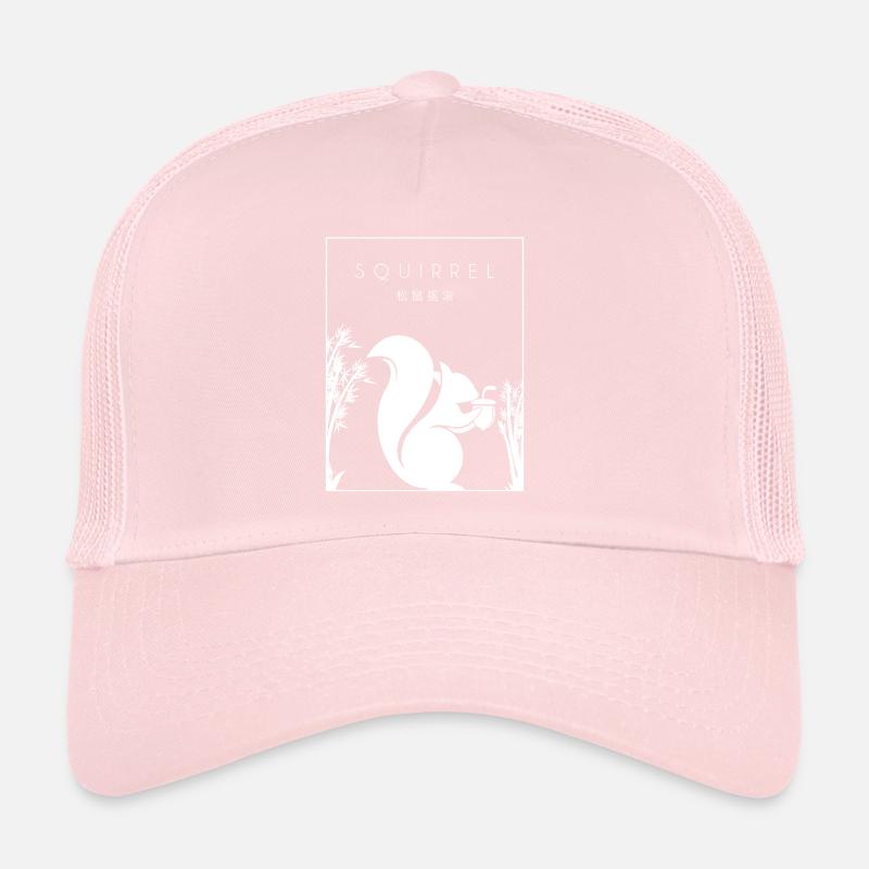 Écureuil chinois Hanzi Squirrel Écureuil roux Casquette trucker 