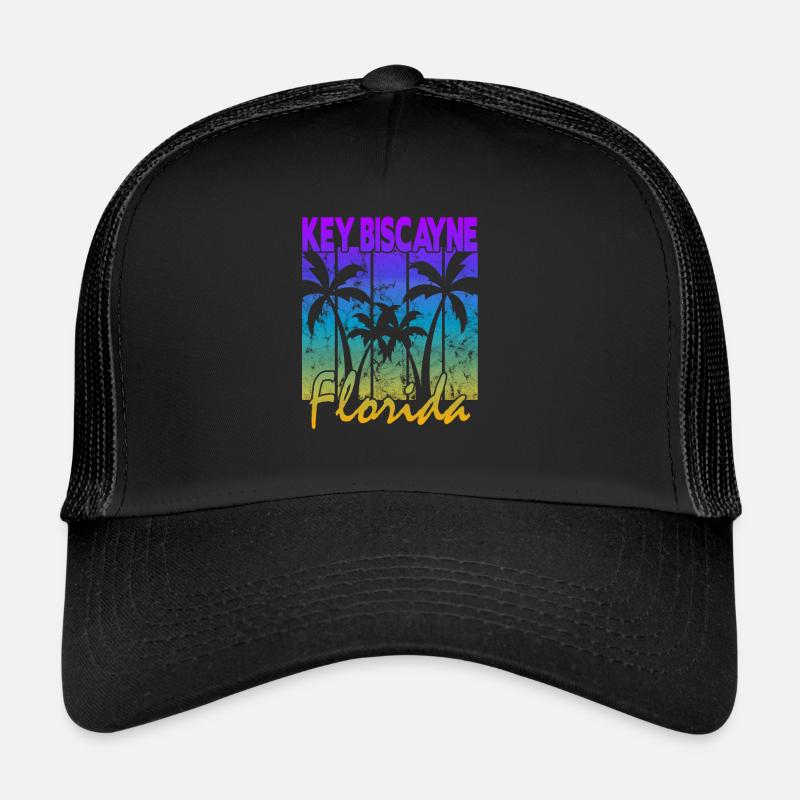 Key Biscayne Florida Trucker Cap