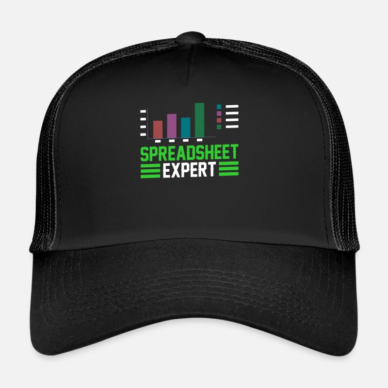 Tableur Expert Table Comptable Casquette trucker 