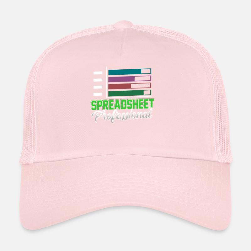 Spreadsheet Profi Buchhalter Tabelle Arbeit Trucker Cap