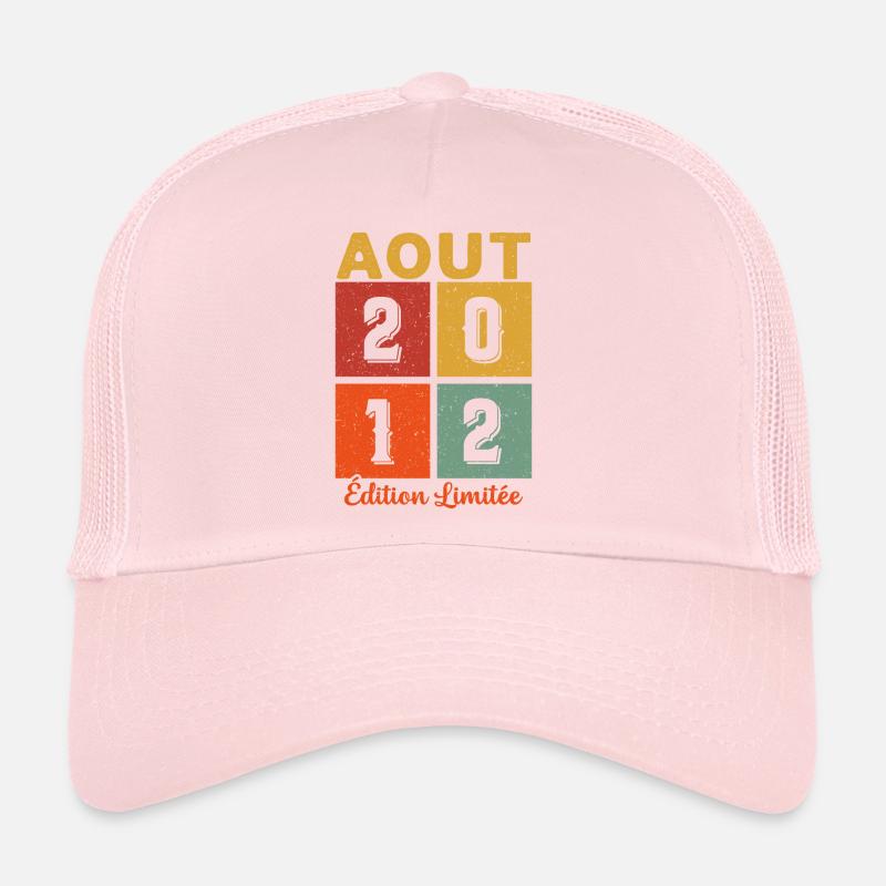 Août 2012 Édition limitée Idée Cadeau Anniversaire Casquette trucker 