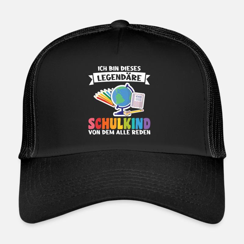 Schulkind Schulanfang Schulbeginn Geschenk Trucker Cap