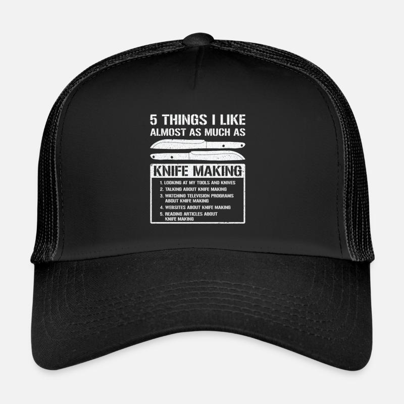 Knifemaking Knife Making Bladesmith Smithing Knife Trucker Cap