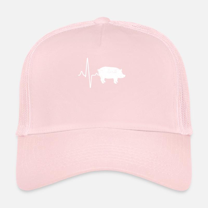 Battement de cœur de cochon Casquette trucker 