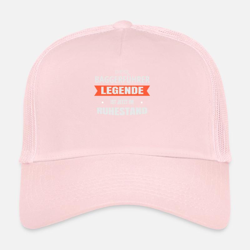 Rente Ruhestand Pension Baggerführer Trucker Cap
