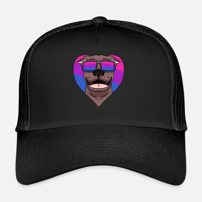 Bisexual Pit Bull Terrier Dog Gift Trucker Cap
