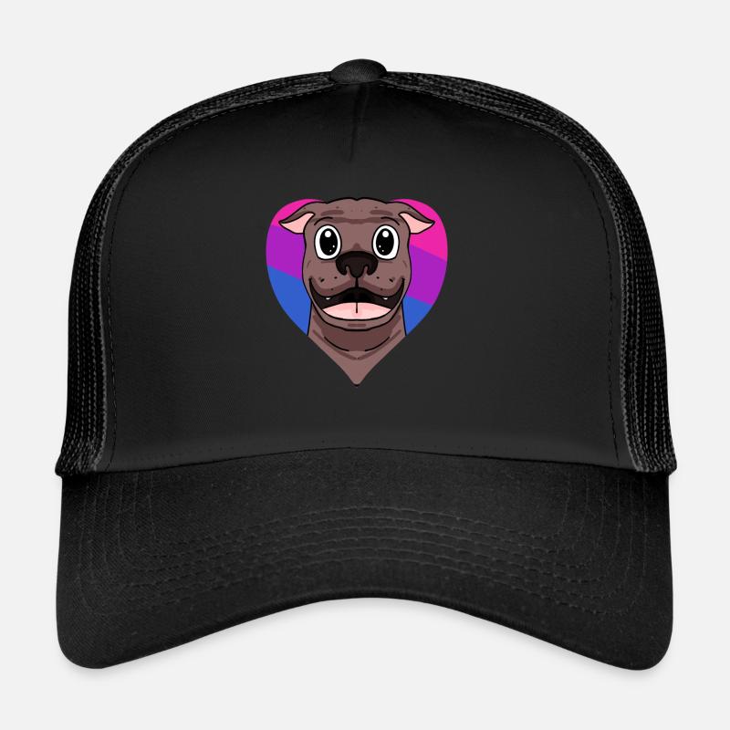 Bisexual Pit Bull Terrier Dog Gift Trucker Cap