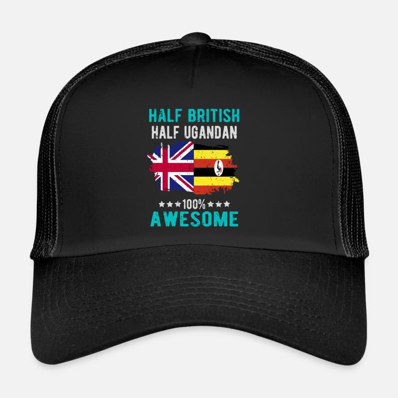 Moitié britannique moitié ougandais Casquette trucker 