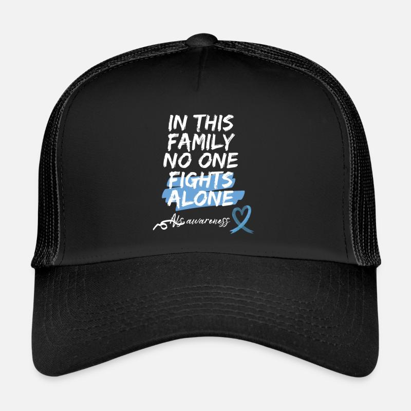 ALS-Bewusstsein Lou Gehrigs Krankheitskrieger Trucker Cap