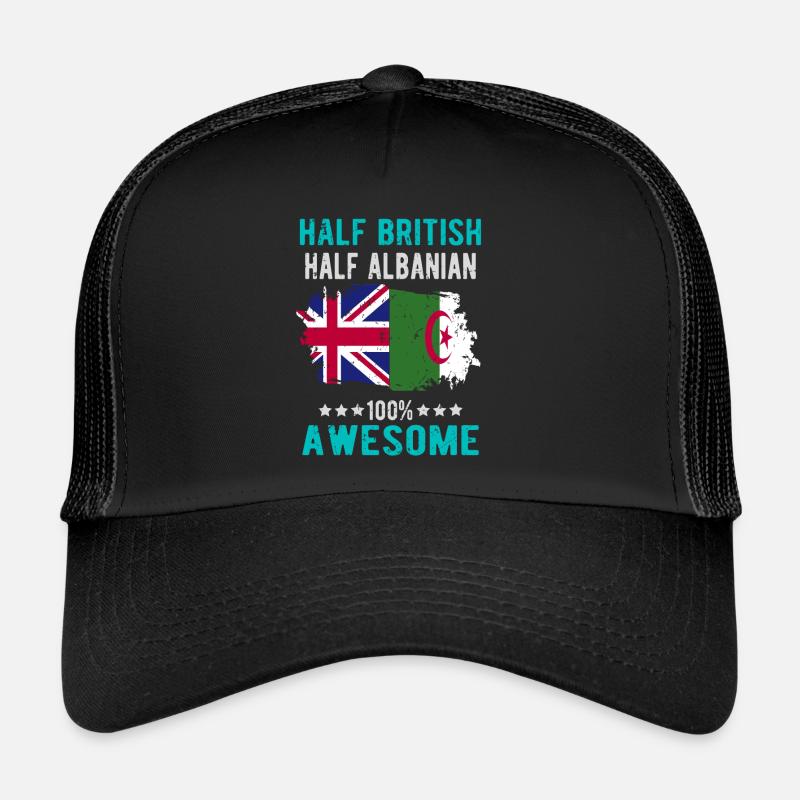 Halb Brite Halb Albaner Trucker Cap