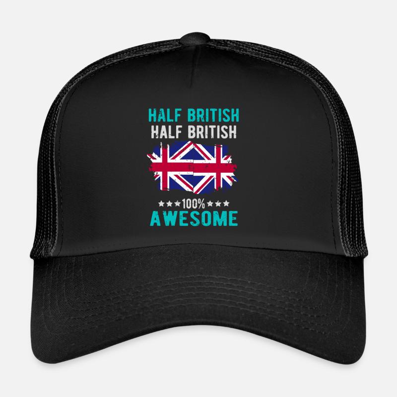 Moitié britannique moitié britannique Casquette trucker 