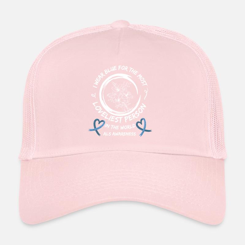 Sensibilisation à la SLA Lou Gehrig’s Disease Warrior Casquette trucker 